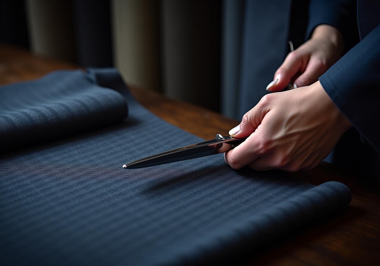 テーラーの作業風景